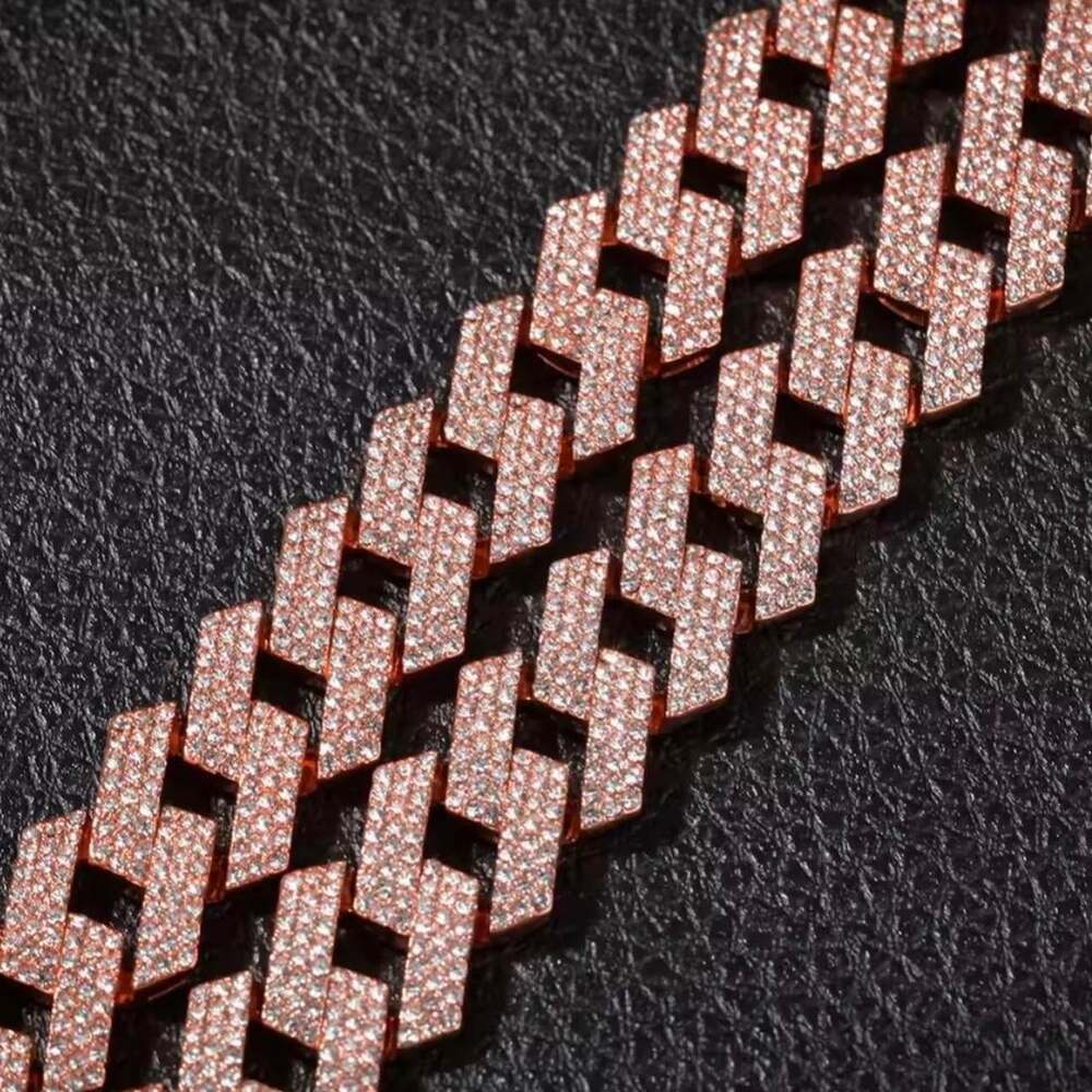 Rose Gold Diamond Cuban Link 3 Cca - Picture 3 of 5